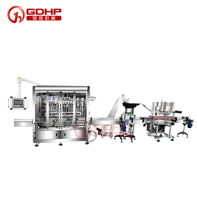 全自動八頭伺服灌裝生產線