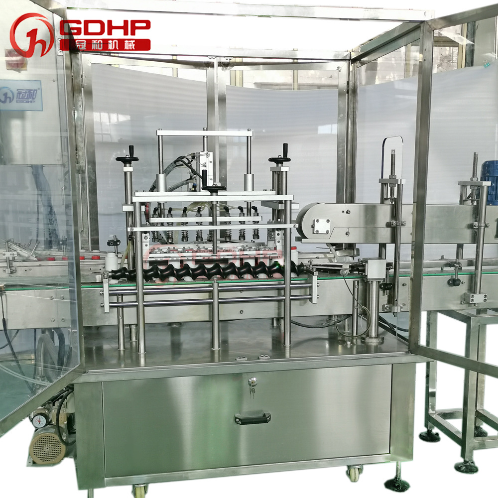 孟加拉粉劑灌裝旋蓋貼標裝箱封箱生產線2