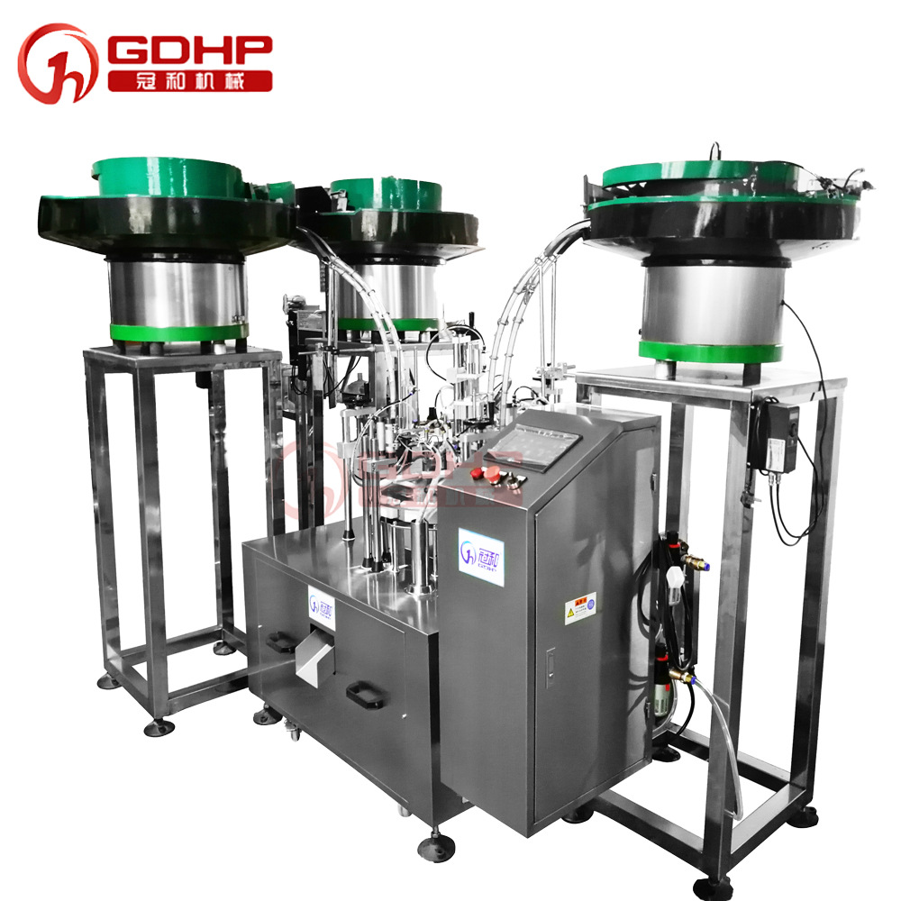 美牙筆雙工位灌裝旋蓋一體機-7