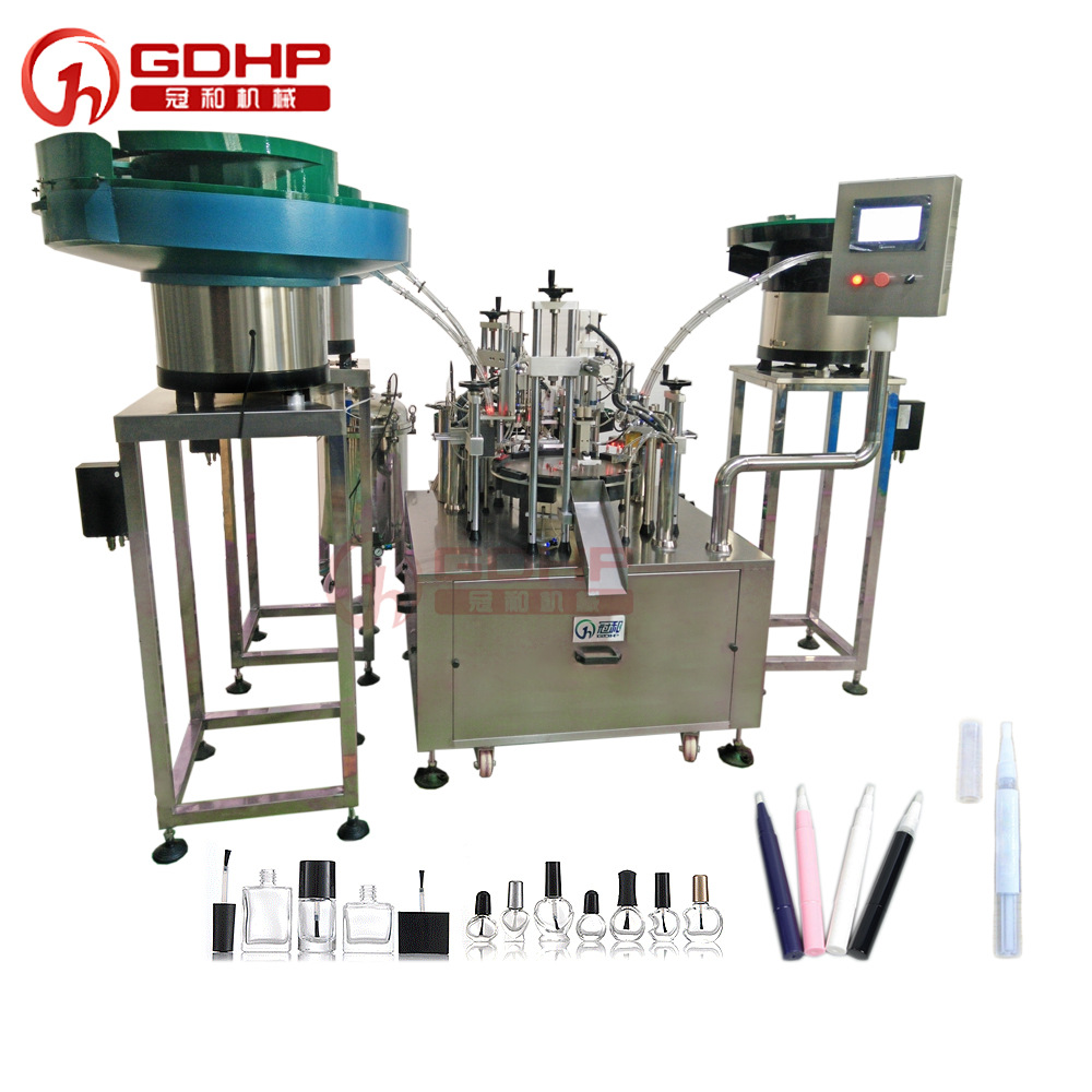 美牙筆雙工位灌裝旋蓋一體機-4