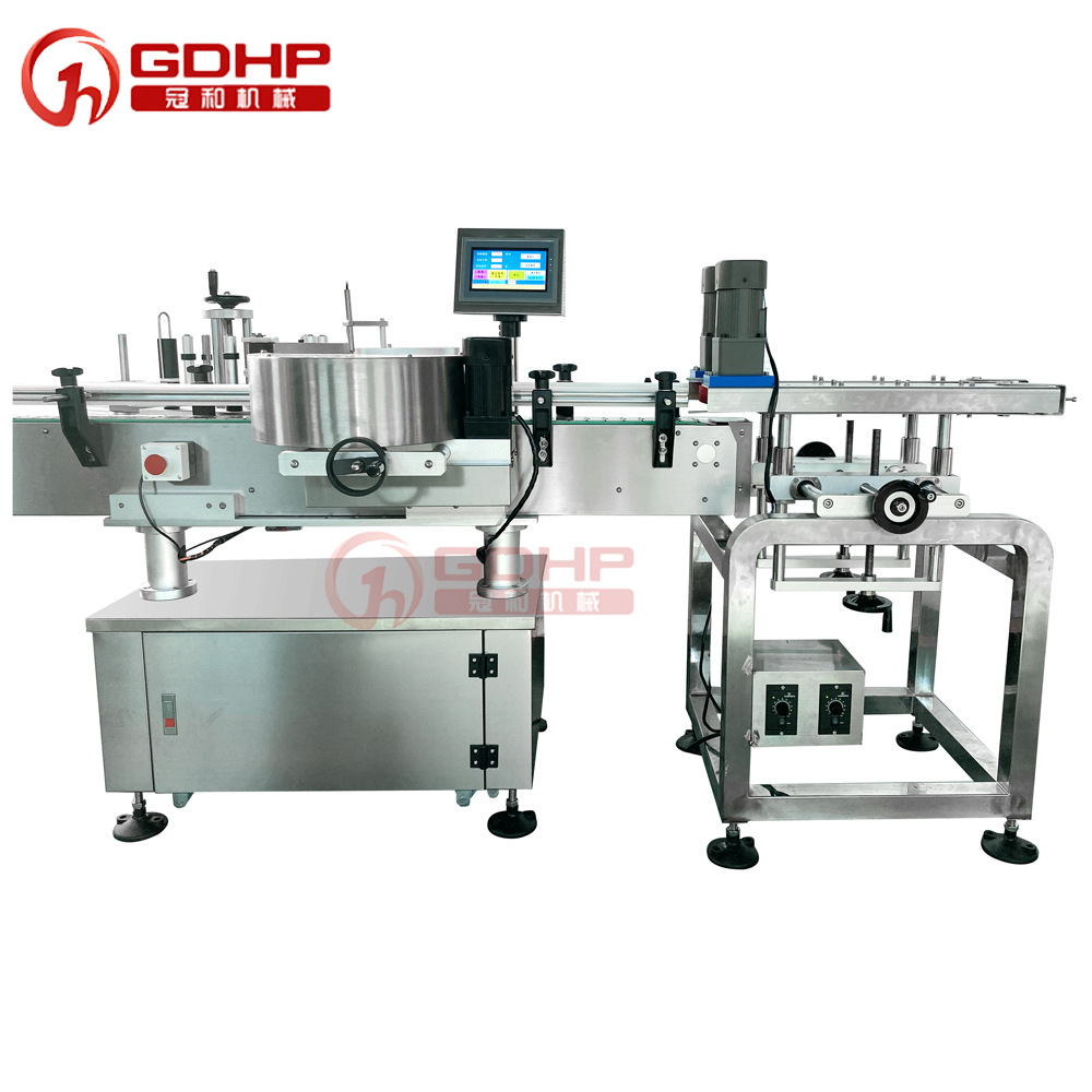 517免洗洗手液12頭灌裝旋蓋貼標(biāo)生產(chǎn)線-5